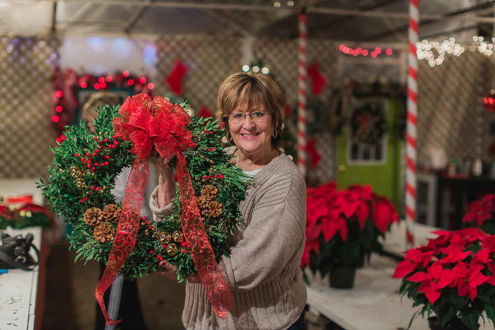 Toledo Wreath Making Workshop Whiteford Greenhouse-17